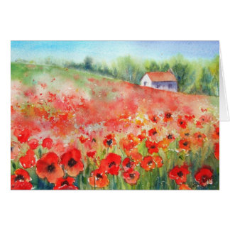 Scarlet mattar hälsningskort