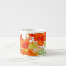 Scarlet Nasturtiums Espresso Mugg