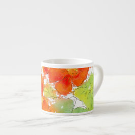 Scarlet Nasturtiums Espresso Mugg Espressomugg