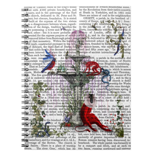 Scarlet-nyckel 2 anteckningsbok (Framsidan)