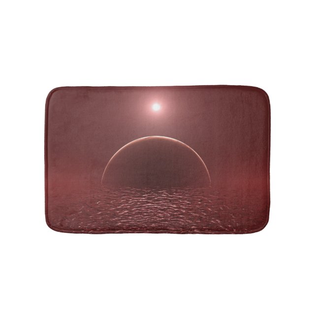 Scarlet Oceanen Måne Badrumsmatta (Framsidan)