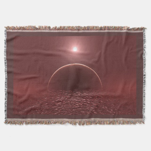 Scarlet Oceanen Måne Filt (Framsidan)