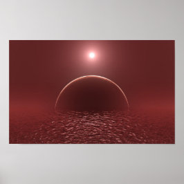 Scarlet Oceanen Måne Poster