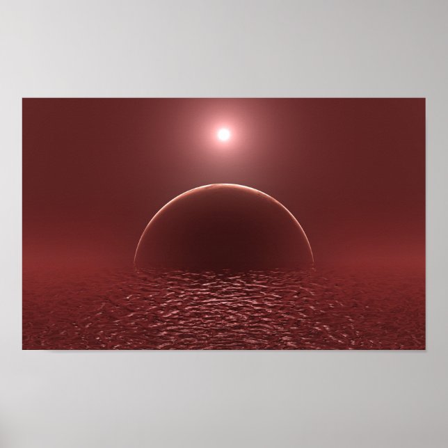 Scarlet Oceanen Måne Poster (Framsidan)