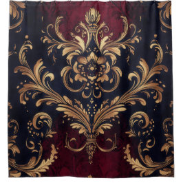 Scarlet och Guld Baroque-Blommigten