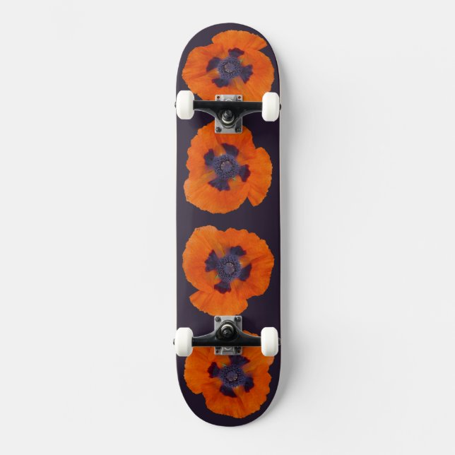 Scarlet Orange-diskett 1 Mini Skateboard Bräda 18,5 Cm (Framsida)