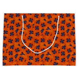 Scarlet Orange Poppy Seamless Mönster