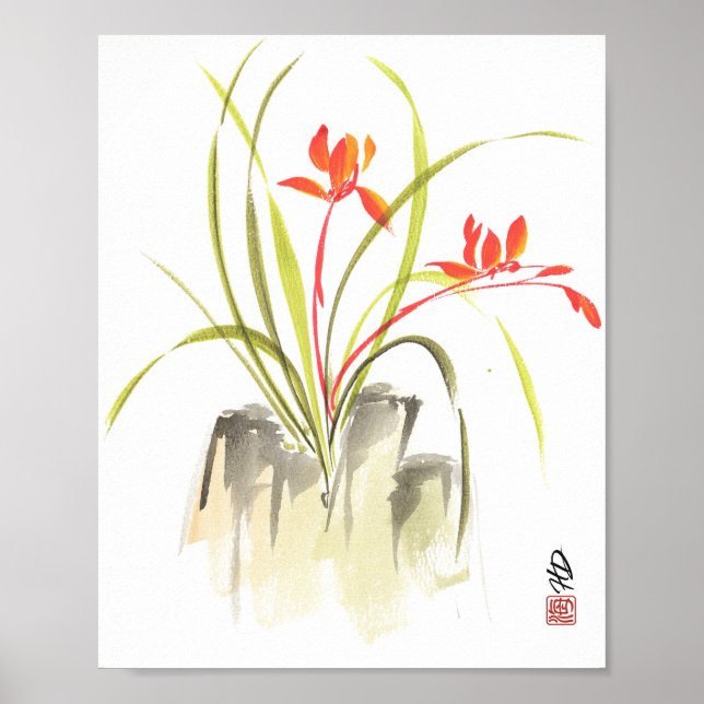 Scarlet Orchid-dans Poster (Framsidan)