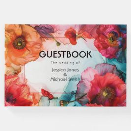 Scarlet Petal Elegance Gästböcker