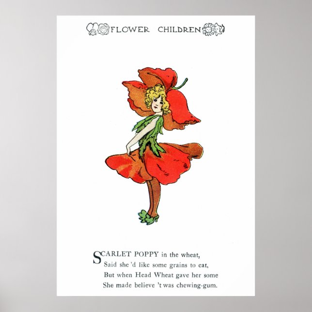 Scarlet Poppy Poster (Framsidan)