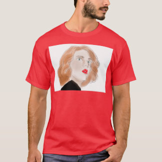 scarlet porträtt t shirt