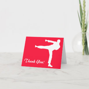 Scarlet Red Martial Arts Tack Kort
