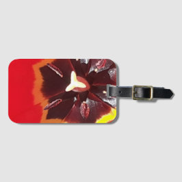 Scarlet Red Tulip Bagagebricka