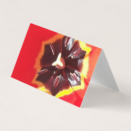 Scarlet Red Tulip Card Kort