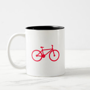 Scarlet Röd cykel Två-Tonad Mugg