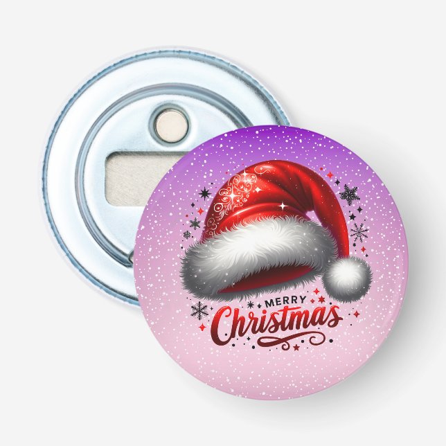 Scarlet Santa Hat Glow  Flasköppnare (Framsidan)