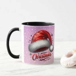 Scarlet Santa Hat Glow  Mugg