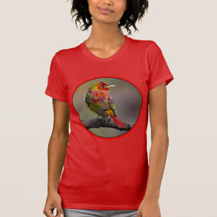 Scarlet Tanager Ryggar - Original Fotografi T Shirt