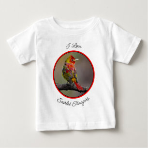 Scarlet Tanager Ryggar - Original Fotografi T Shirt