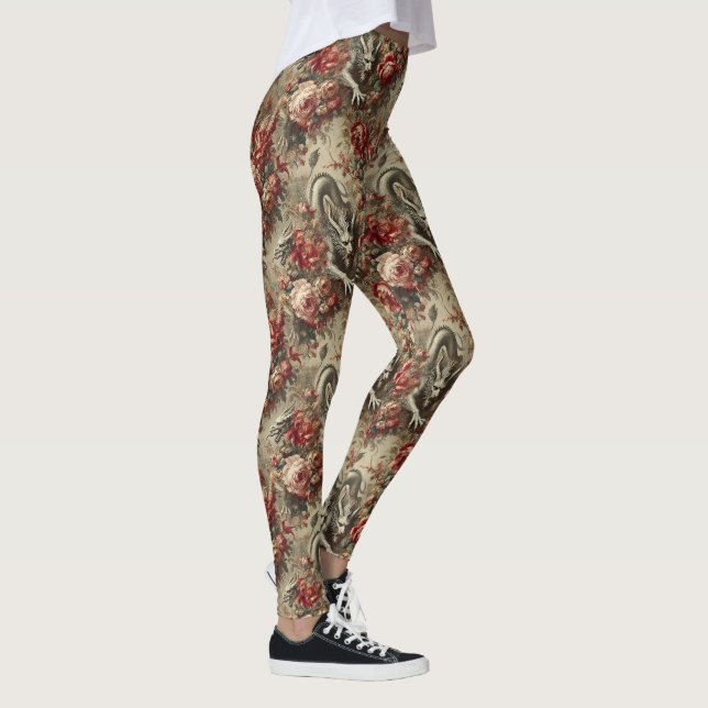 Scarlet Thicket - Gothic Victorian Leggings (Höger)