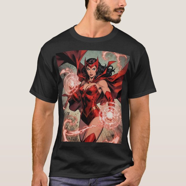Scarlet Witch – Chaos Magic Unleashed T Shirt (Framsida)