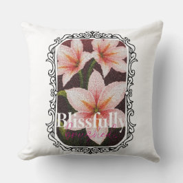 Scarlets Blommar Kudde