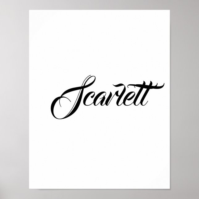 Scarlett Poster (Framsidan)