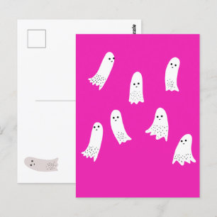 Scarry Halloween Spöken Scandi Spooky Design Vykort