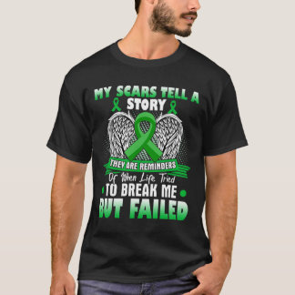 Scars Berätta om en historia - medvetenhet om njur T Shirt