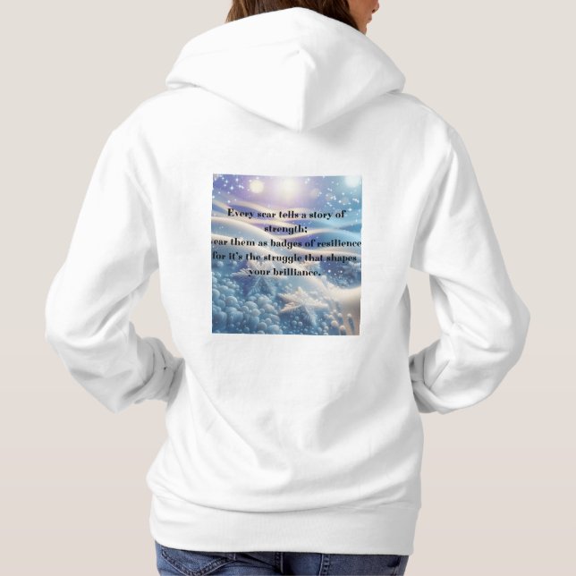 Scars Into Scars - Resilience Affirmation T Shirt (Baksida)