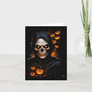Scary Ansikte Halloween Costume T-shir Kort