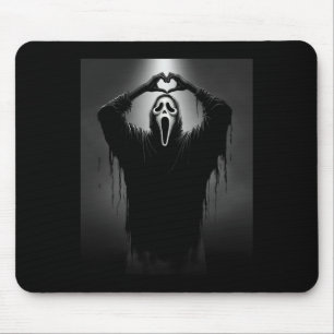 Scary Ansikte Horror Ghost Heart Händer Creepy Hal Musmatta
