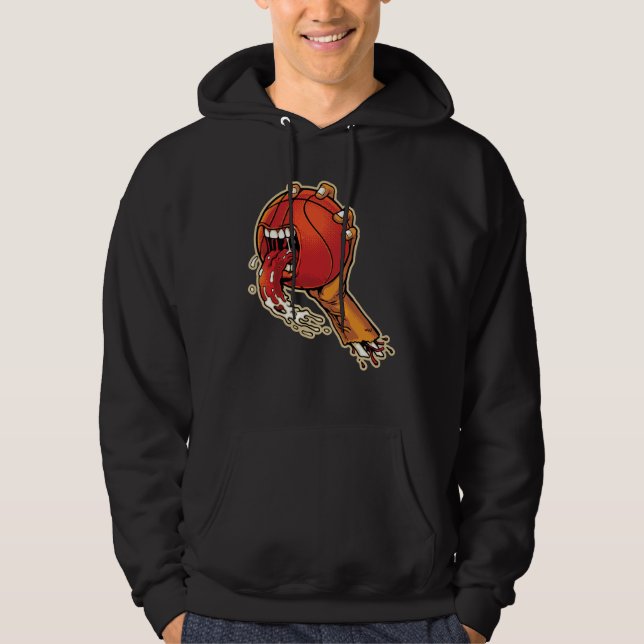 Scary Basketball Hoodie (Framsida)