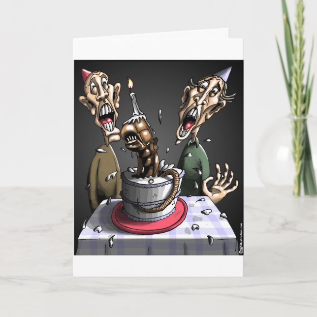 Scary Birthday! Helgkort (Framsida)