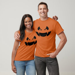 Scary Black Jack o lantern T Shirt