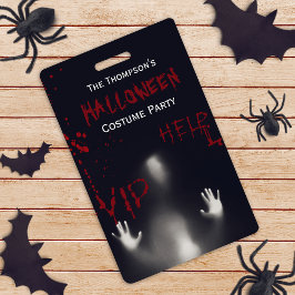 Scary Bloody Halloween Costume Party Black VIP