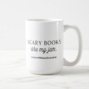 Scary bokar är min sylt mugg. kaffemugg