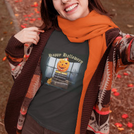 Scary Bokar för Halloween T Shirt