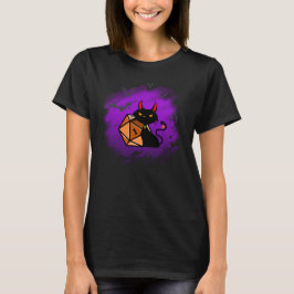 Scary botch Halloween-katt T Shirt
