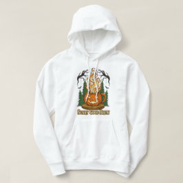 Scary Bra Brew Pumpkin Coffee Halloween Art Hoodie