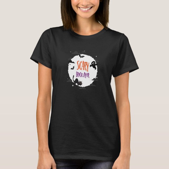 Scary Brickayer T Shirt (Framsida)