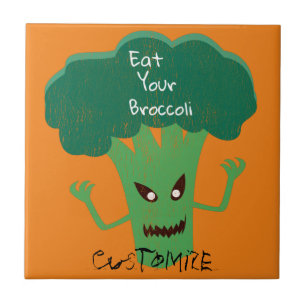 Scary Broccoli Thunder_Cove Kakelplatta