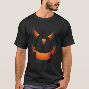 Scary BRRE PUMPKIN CLOWN ANSIKTE Halloween T Shirt