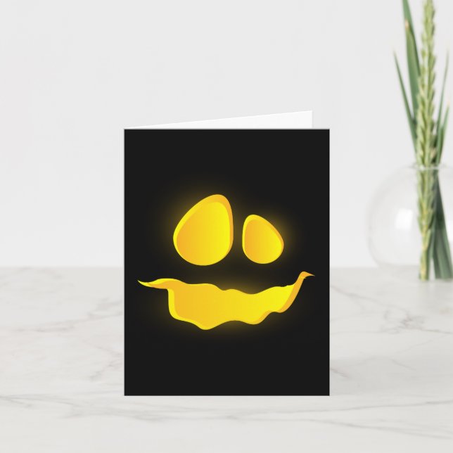 Scary Bumkin Smile Halloween Season Kort (Framsida)