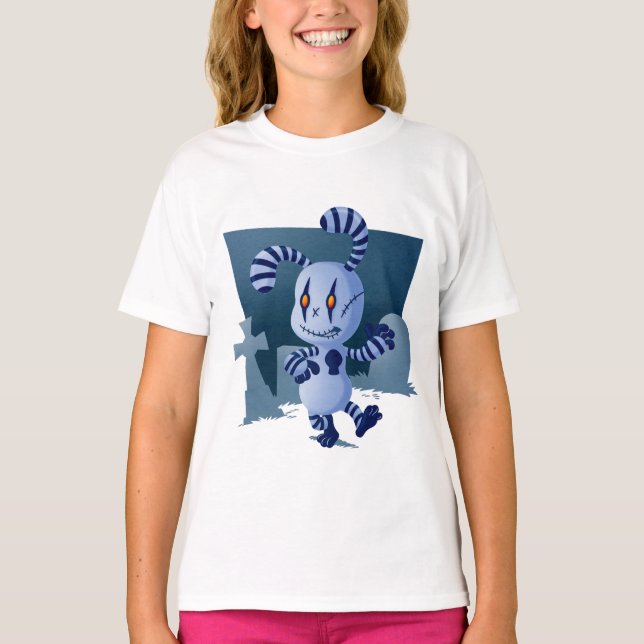Scary Bunny T Shirt (Framsida)