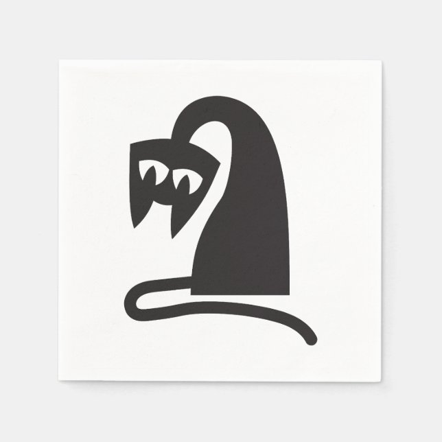 Scary Cat Pappersservett (Framsidan)