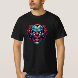 Scary Clown Ansikte Ai Art T Shirt