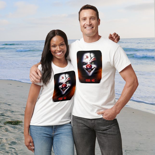Scary Clown - Kiss Me T-Shirt (Skapare uppladdad)