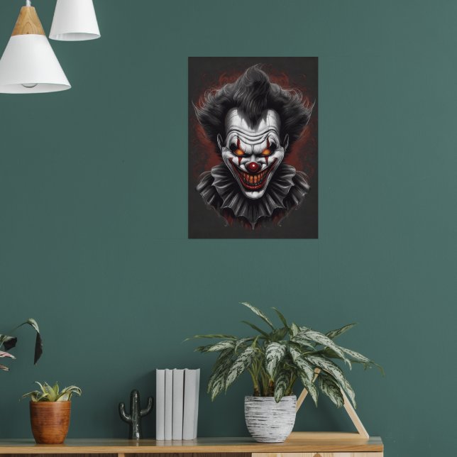 Scary Clown Poster (Vardagsrum 1)