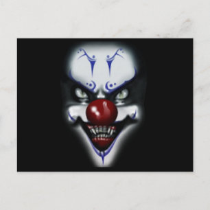 Scary Clown Vykort